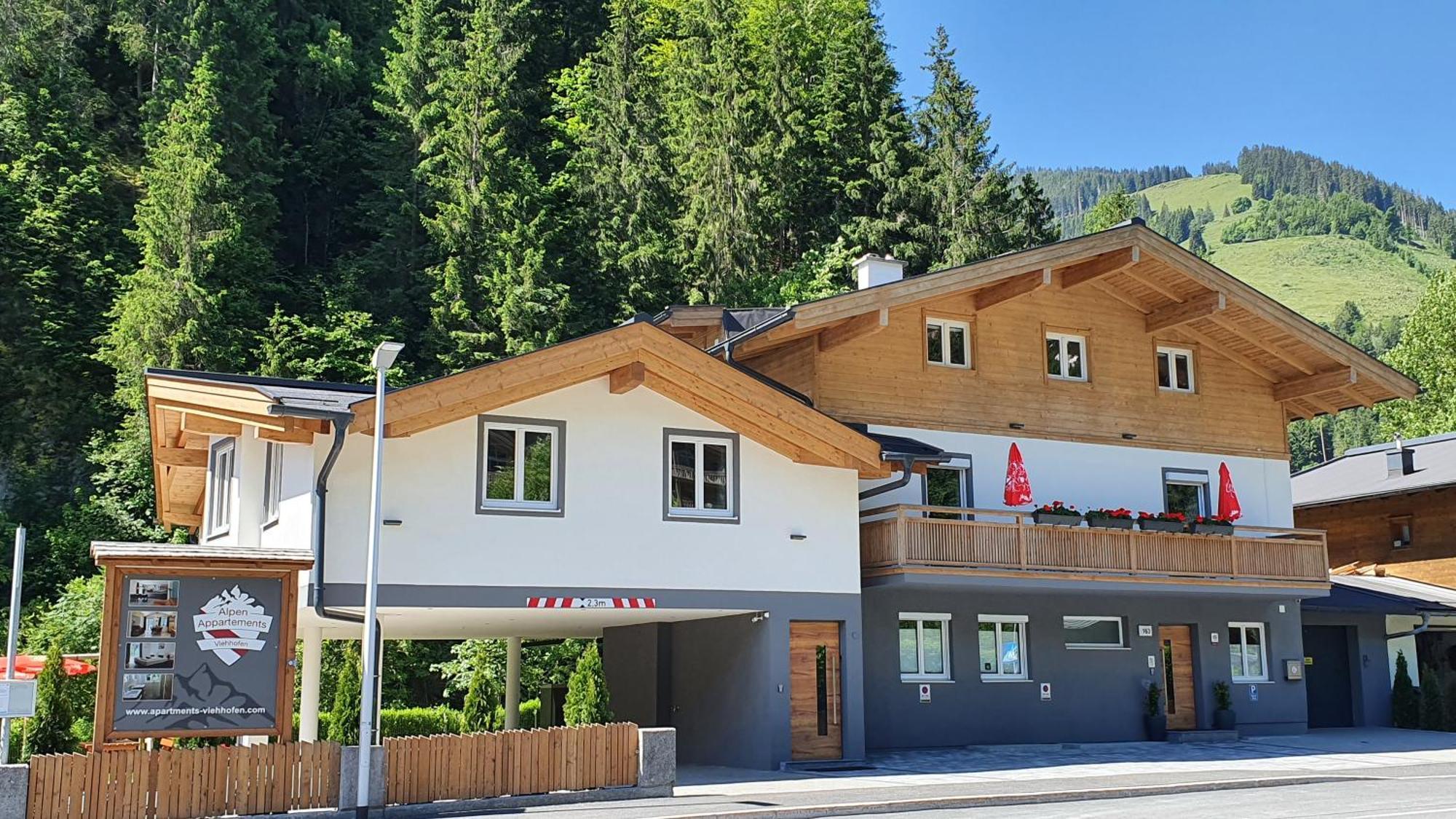 Alpen Appartements Viehhofen - Incl Sommercard Zell Am See วีโฮเฟิน ภายนอก รูปภาพ