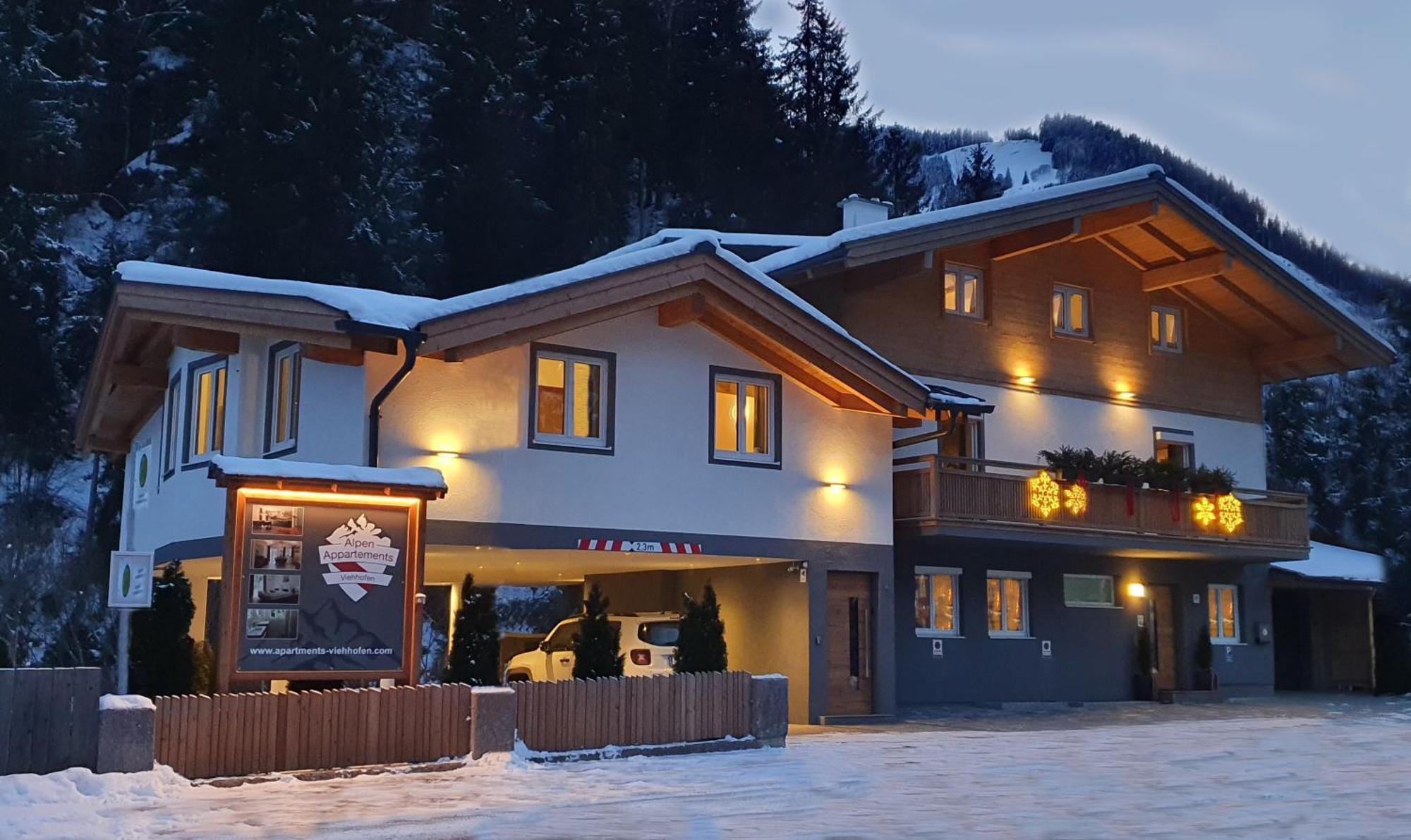 Alpen Appartements Viehhofen - Incl Sommercard Zell Am See วีโฮเฟิน ภายนอก รูปภาพ